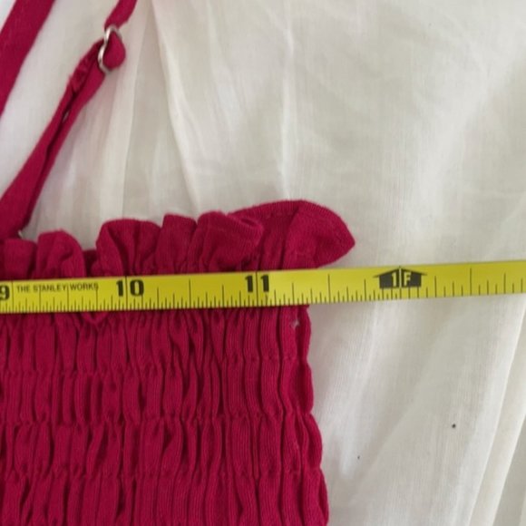 NWT Anthropologie Red Peplum Tank Top - Picture 12 of 13